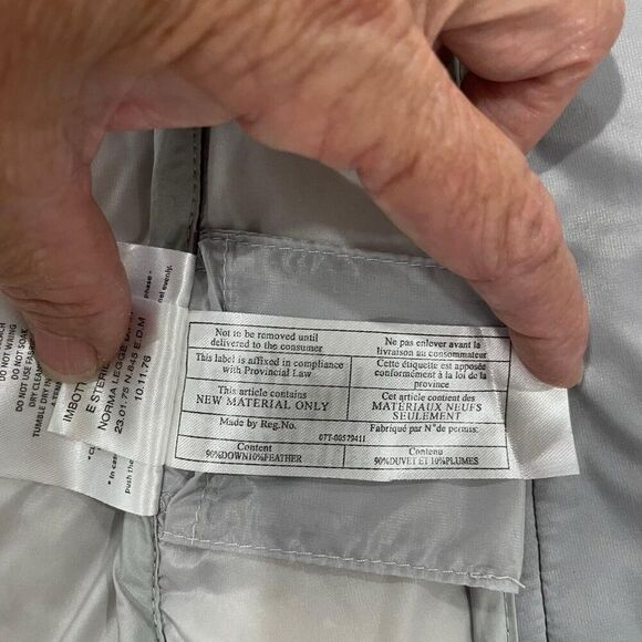 ALP N ROCK Chamonix Down Bomber Ski Jacket Women’s XS/1 Hoodie Full Zip Outdoors - Picture 14 of 16